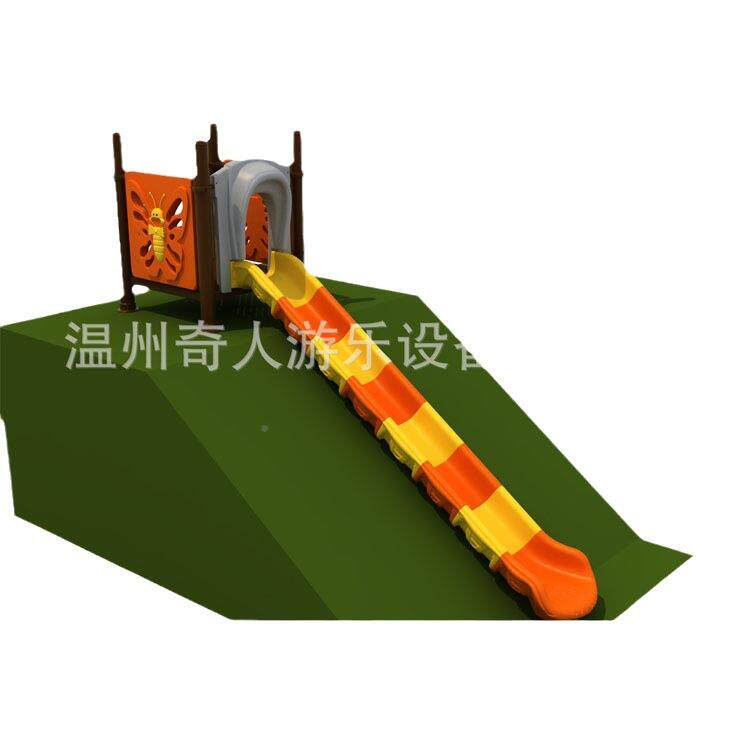 外儿童滑梯拼接上滑梯游乐场水双滑道消32532大型单滑梯配件防通图片