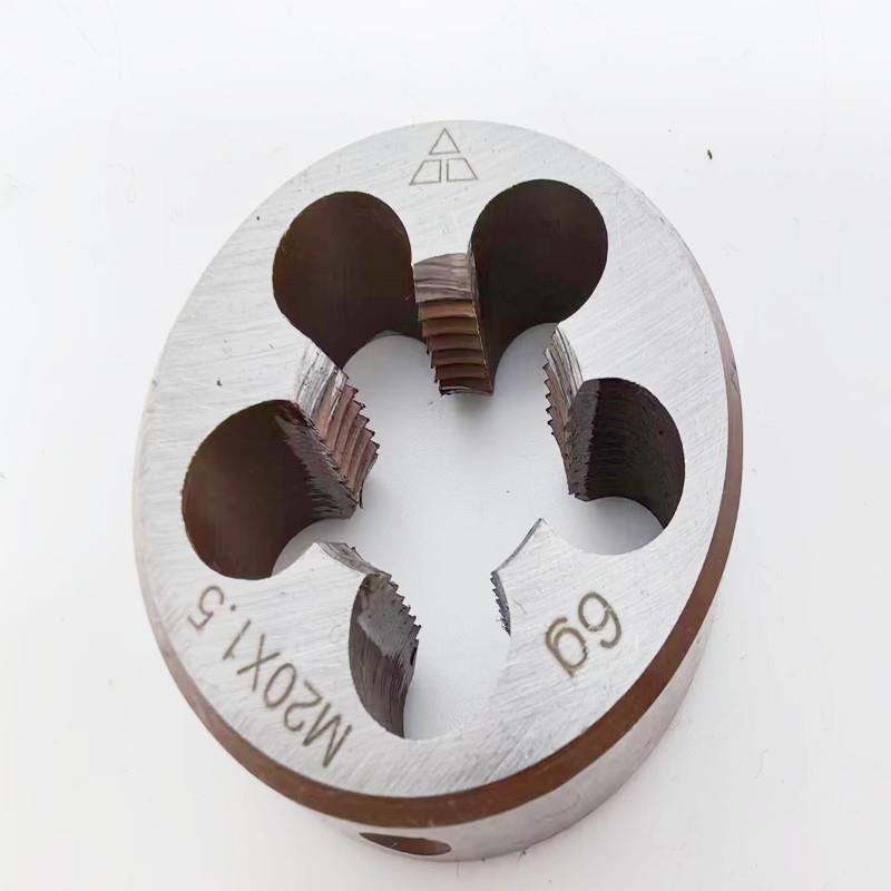 哈尔圆板牙LAP工钢手滨用板牙MM4M5M6M8M1合0M20M0M2M456M