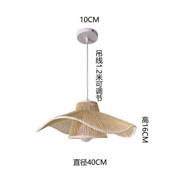日式侘寂风餐厅手工编织民宿麻绳灯具复古吊灯创意卧室客厅灯藤编,家装灯饰光源,智能吊灯,淘宝优惠券,粉丝福利购,淘宝优惠卷