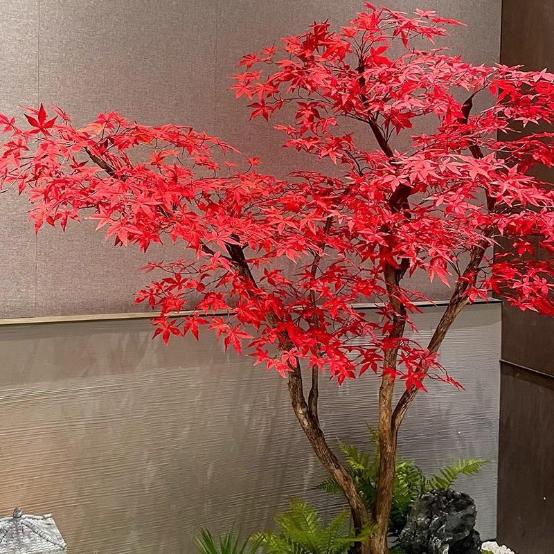 真枫叶树仿型商场酒店绿植假大树假装饰造景高度仿真仿真红枫红枫