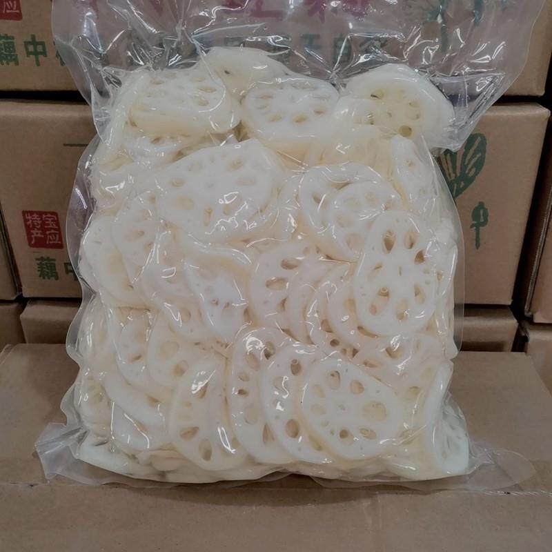 10斤清水莲藕片新鲜麻辣烫卤菜串串烧烤火锅凉拌餐饮食材整箱商用