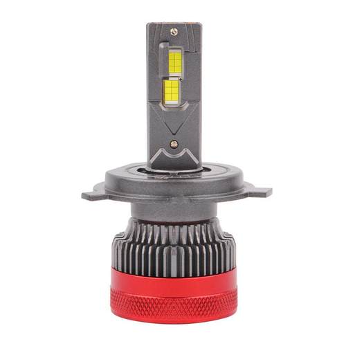 K13汽车大灯H4灯泡改装130W远近光大功率白光车灯超亮双铜管H7