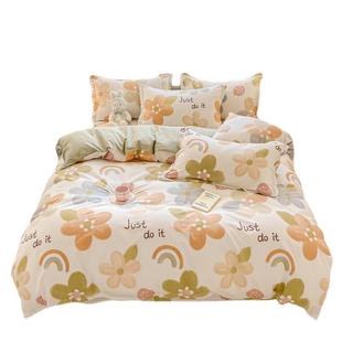 100纯棉被套单件150x200学生宿舍单人1.5米200x230公寓双人被罩