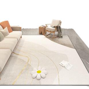 地毯客厅轻奢沙发茶几毯高级感大面积好打理卧室家用床边地毯房间