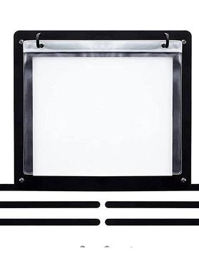 跑步奖牌架金属壁挂式奖牌收纳方形奖牌架带号码布架墙装饰