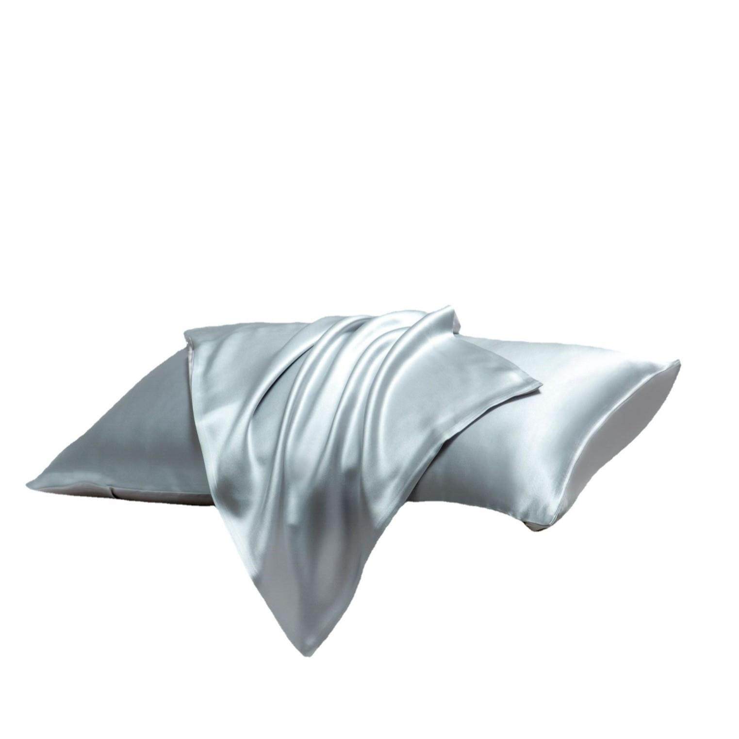 桑蚕丝枕巾纯色轻奢丝绸缎感单人女士枕套一只装成人枕头套,床上用品,枕套,淘宝优惠券,粉丝福利购,淘宝优惠卷