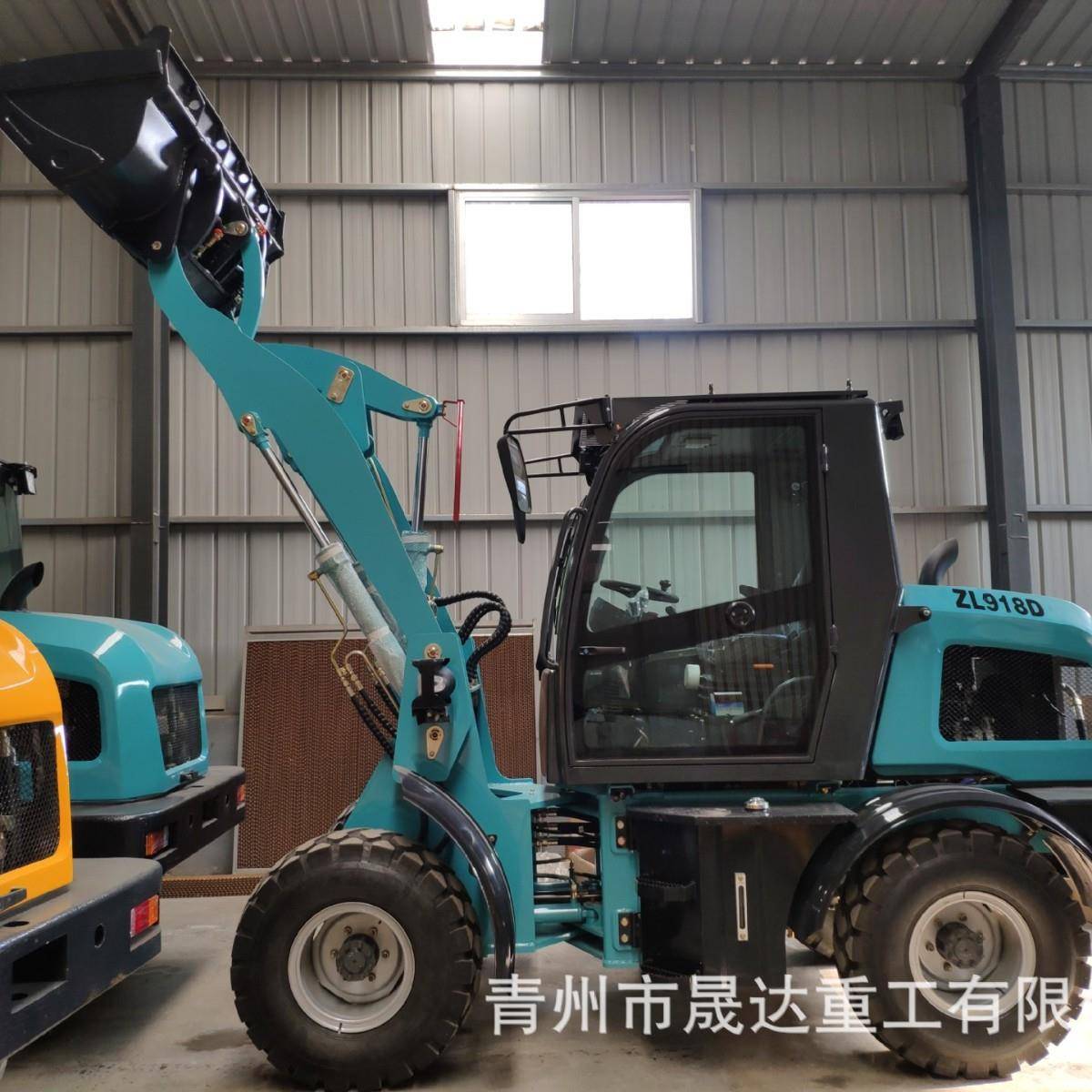 小型装载机建筑柴油装载机四驱液压铲车加高臂装粮王工程铲车家用