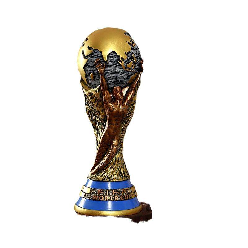 2024大力神杯世界杯1：1国家队奖杯模型梅西C罗足球装饰品摆件图片