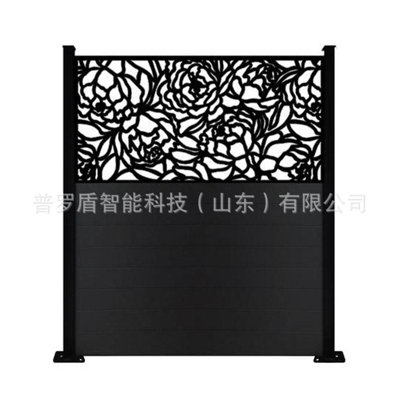 激光切割屏风隔断镂空门板CNC护栏围墙入户门装饰雕刻板