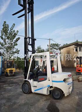 二手TCM5吨叉车供应 三节升高4米5的高门架叉车 两节门架升高3米