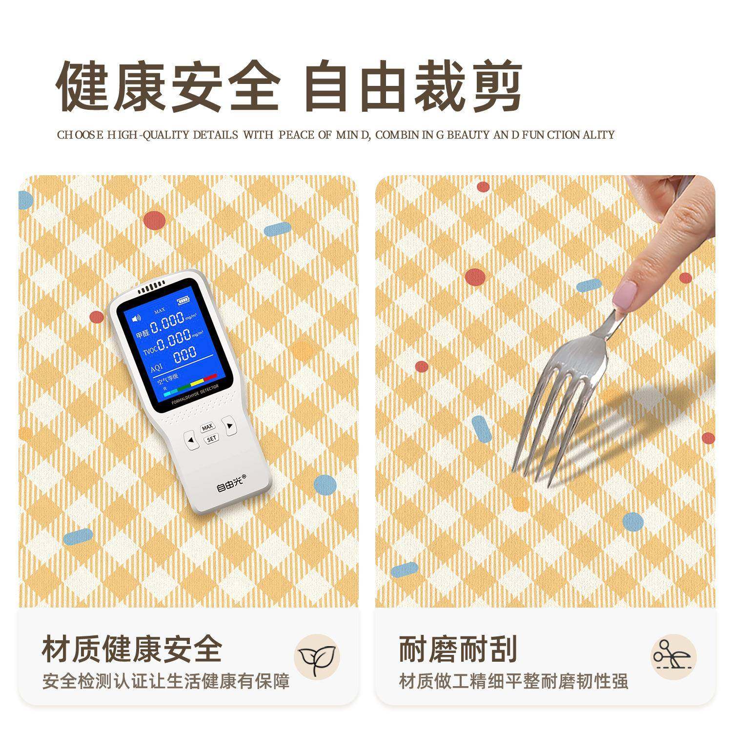 奶油风鼠标垫ins高颜值女生办公室电脑桌面垫加厚防滑学生书桌垫