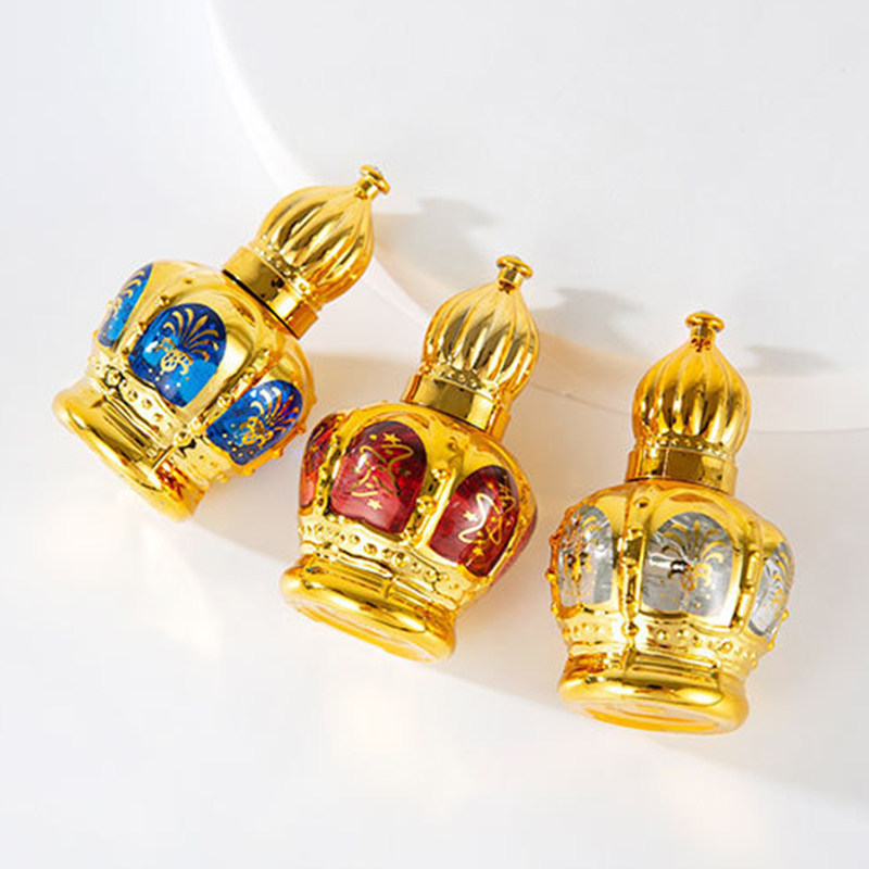 黄金豆豆储存罐沙子收纳瓶精致复古滚珠式精油瓶空瓶子散装香水瓶