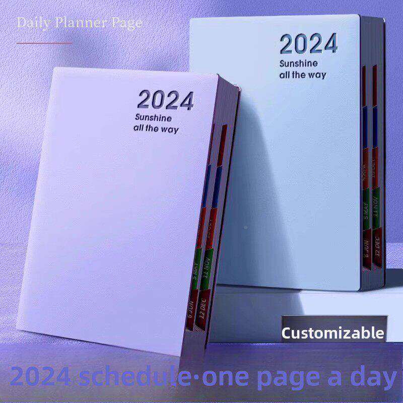 2025年日程计无品牌/画表新日款笔记本子工作日志24年记事日记历