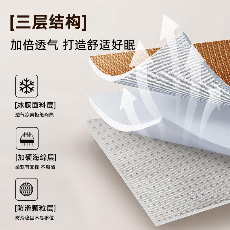 椅垫凉席天垫2026新款夏椅藤席餐椅垫太师圈椅茶桌子海绵防滑座垫