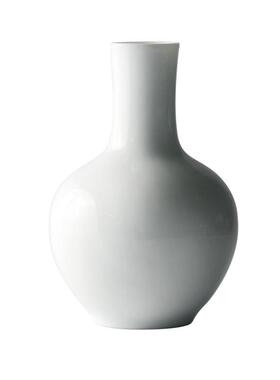 白色DER0057陶瓷花瓶燥客厅摆件新意中式家居装饰品插简花约禅干