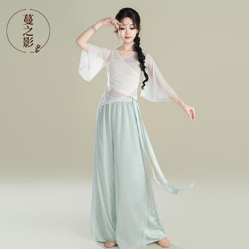 2衣02之影古典舞练功服仙气飘逸纱中国舞演出服艺考蔓舞蹈服6上衣