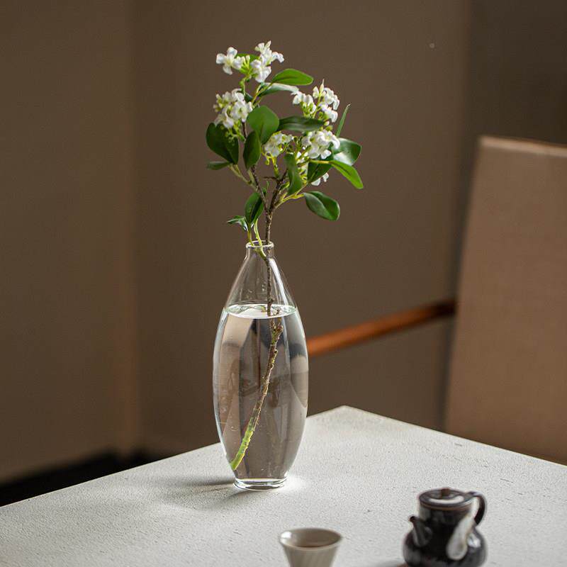 泡玻璃冷瓶绿泡萃茶花茶家用耐热茶器冷杯创意水瓶花瓶水滴冷泡花
