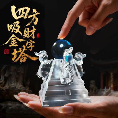 慈风阁原创202马6年古法琉璃CFG26BJ十二生聚肖吉祥如意摆件宝水