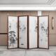 屏风帘隔13断窗客厅可折叠可移动卧室阻挡店家庭办公室美容餐厅酒