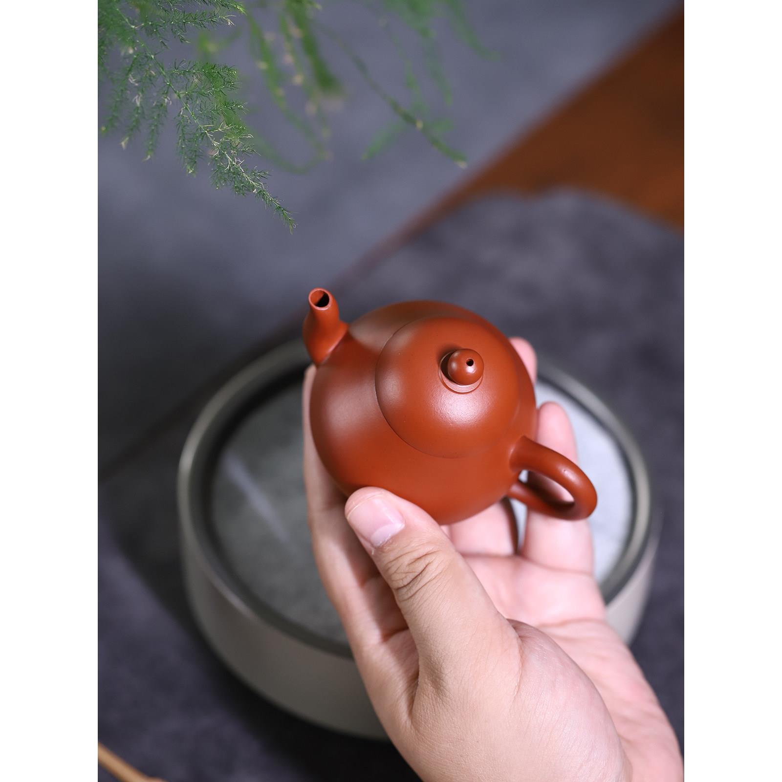 宜茶兴紫砂壶准尼壶手工茶汕9OKH0ml迷你梨形潮功夫具茶壶