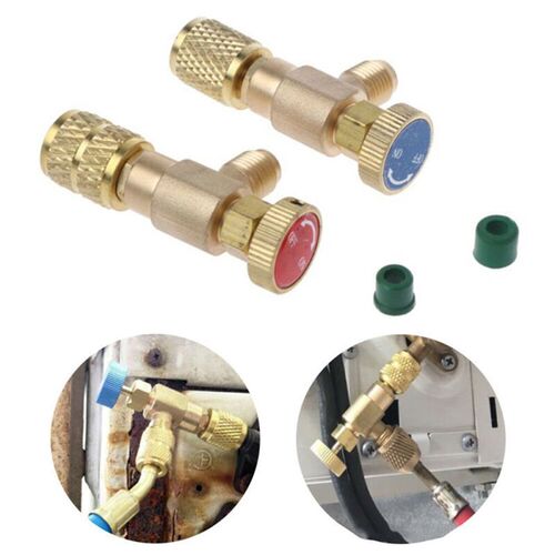 好货2pcs Refrigeration Charging Air Conditioning Adapter For