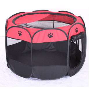 好货Removable and Washable Folding Octagonal Pet Fence Oxfor