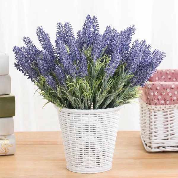 1 Bouquet Provence Lavender Artificial Flowers High Quality