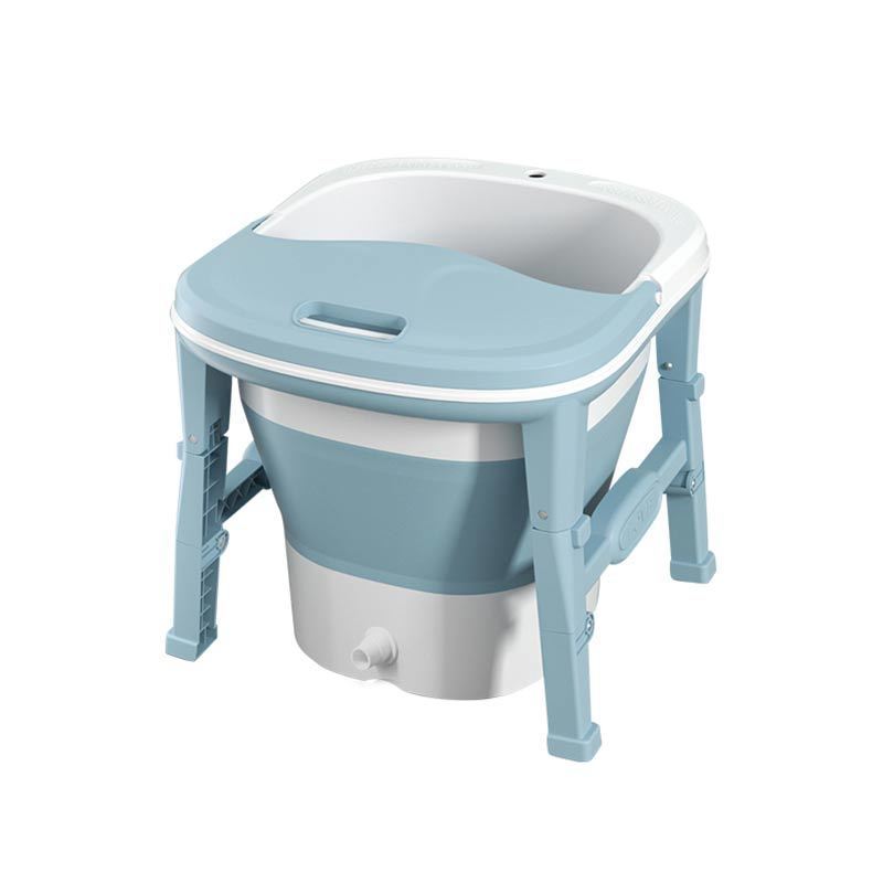 Foldable foot bath barrel over calf feet-washing basin hou