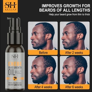 2023 Natural Chebe Beard Growth Oil Fast Effective Treatment