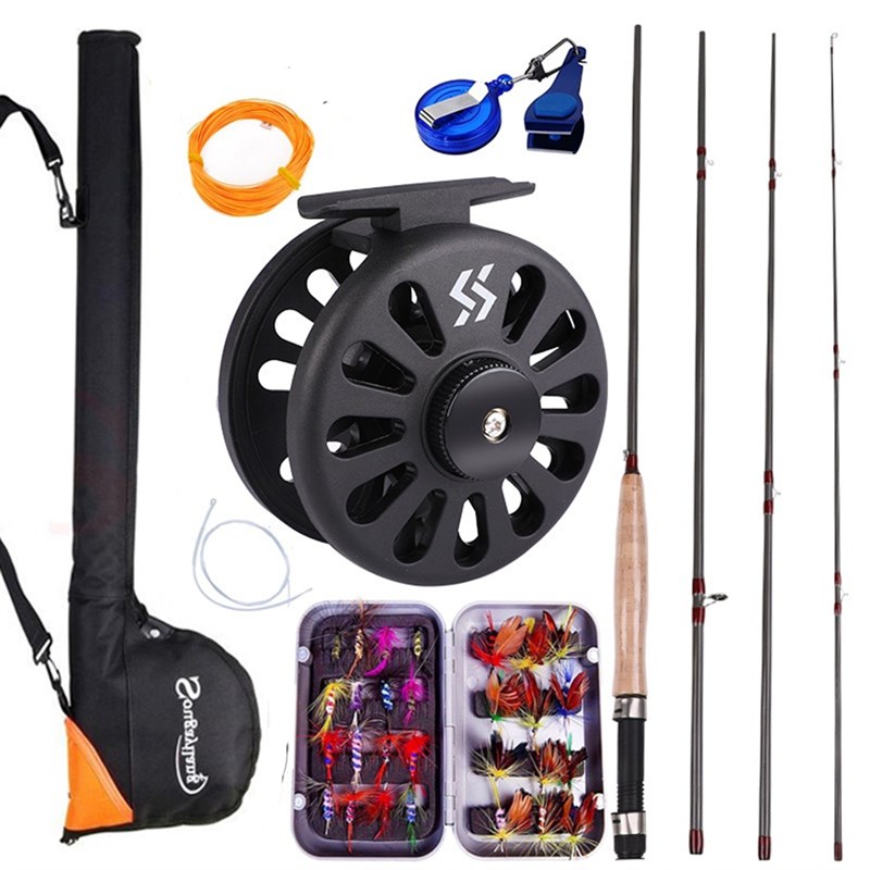 极速Sougayialng Fly Fishing Rod Set  2.7M 8.86FT #5/6  Fly R