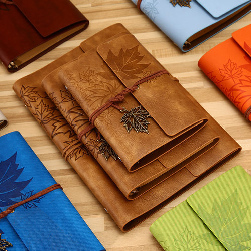 极速A5 A6 A7 Travelers Vintage Notebook PU Leather Blank Kra