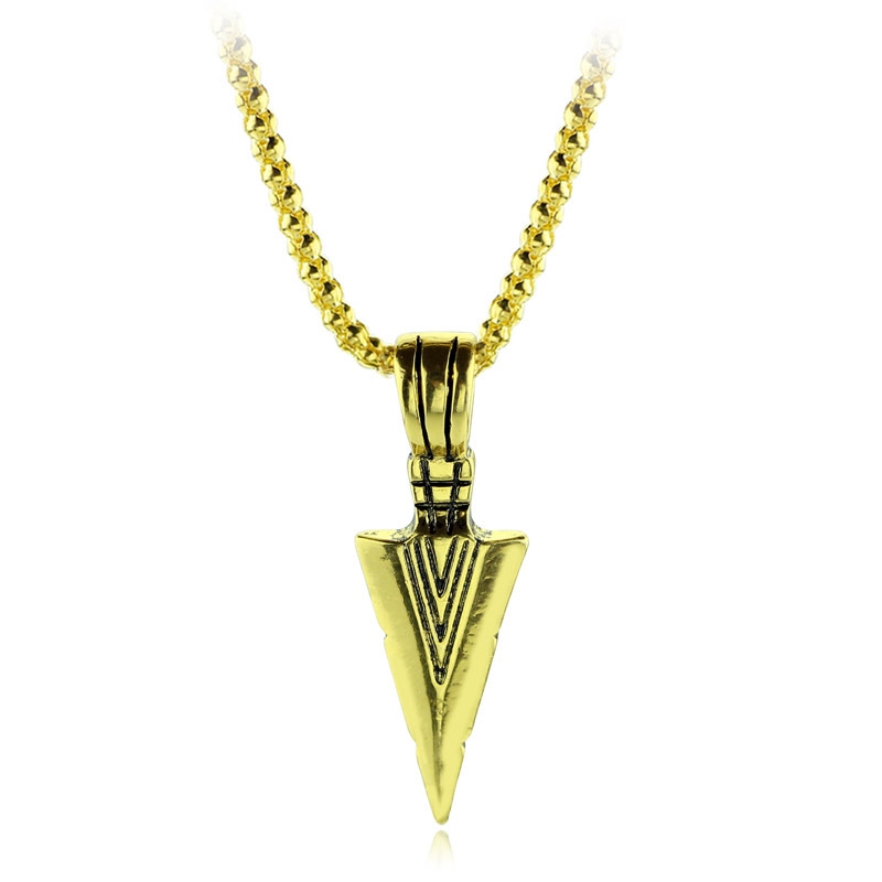 Mens Fashion Jewelry Black Pendant Long Chain Necklace Men
