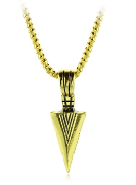 Mens Fashion Jewelry Black Pendant Long Chain Necklace Men