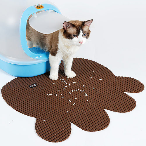 好货Pet Cat Litter Mats Large Safety PVC Foam Mats Cat Litte
