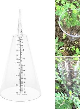 极速Conical Rain Gauge Plastic Clear Outdoor Home Garden