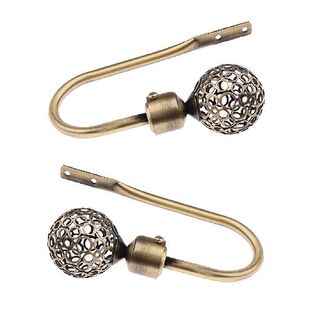 极速2x Window Curtain ers TieBack Tassel Hooks Window