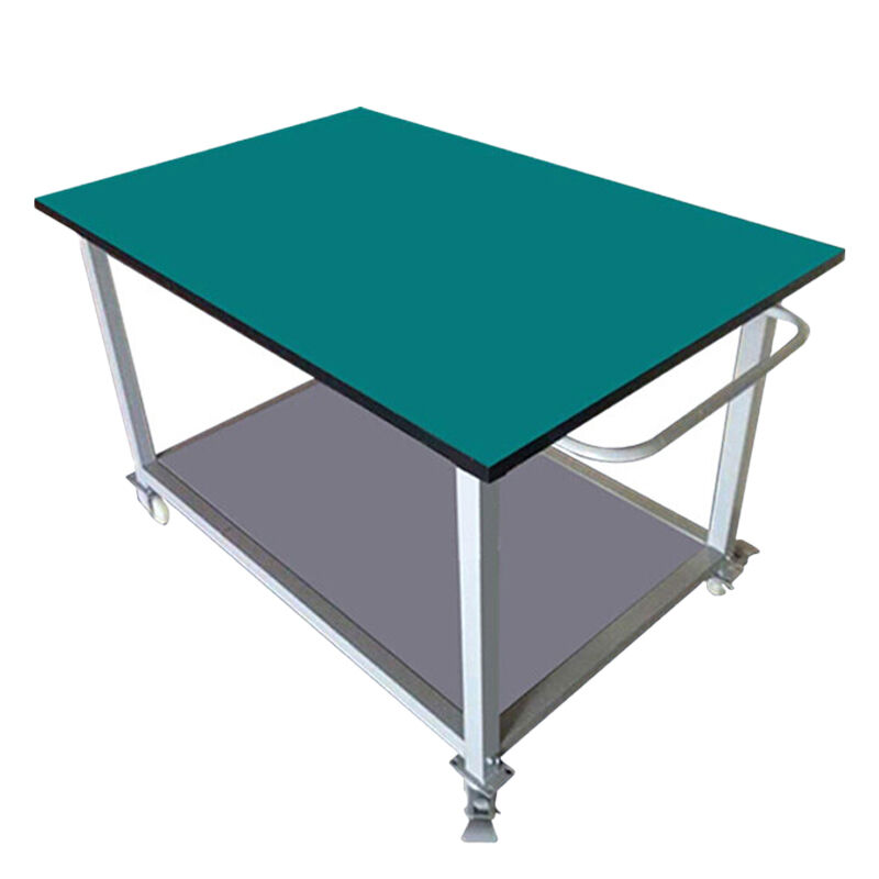 稳斯坦WST235防静电工作台带轮手推移动维修桌流水线操作台打包台