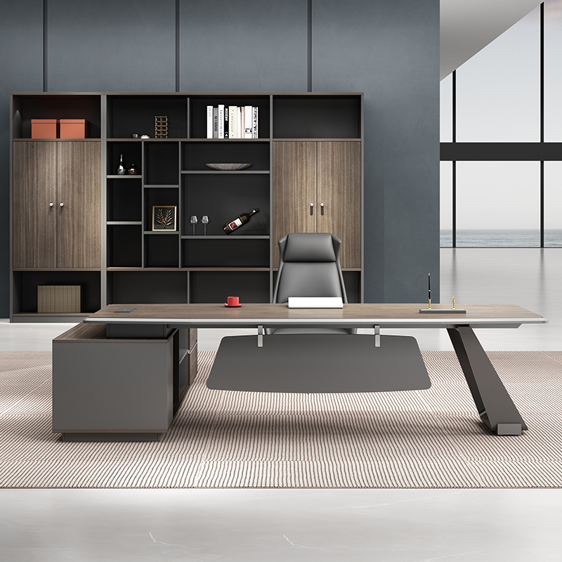 老板办公桌椅组合总裁主管经理桌办公室家具大班台简约现代老板桌