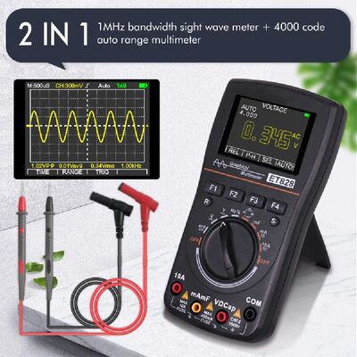 好货ET828 2 in 1 Digital Oscilloscope Multimeter Bandwidth
