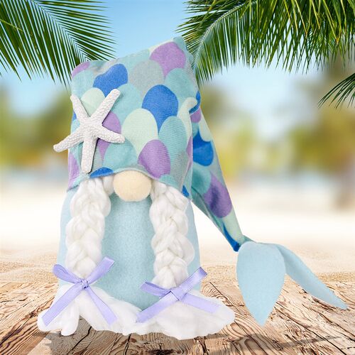极速Mermaid Birthday Gnomes Decoration Handmade Faceless Dol