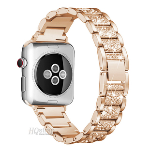 for Apple 45mm Diamond 44mm 40mm Strap Band 极速Bling Watch