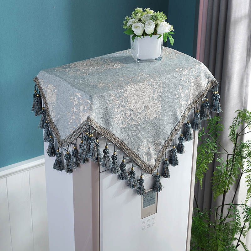 欧式空调罩柜机方形通用防尘盖布清洗简约立式空调装饰吹客厅家用