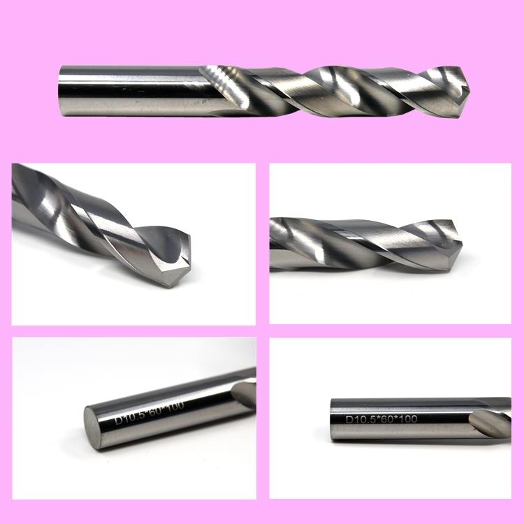 50度超硬整体硬质合金钨钢钻头直柄乌钢合金麻花钻头13.1-20mm