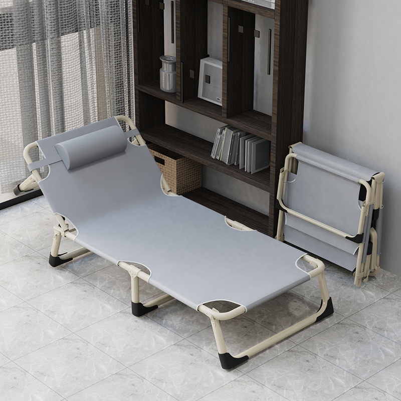 摺叠牀午休单人办公室家用午睡神器躺椅午休摺叠简易行军牀陪护牀