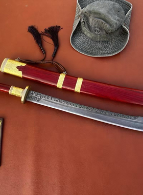户撒手工锻打大马士革扭转钢高性能纯手工制作牛尾刀未开刃