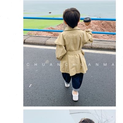 儿童牛仔裤小童2023新款宝宝休闲裤春秋款男童春装裤子春季童装潮