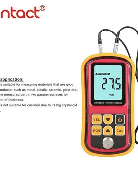 极速Digital Ultrasonic Thickness Meter Tester Gauge Metal Te