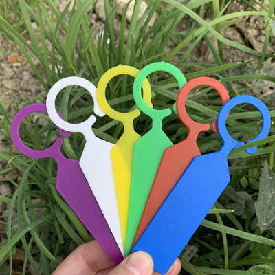 极速10 Colors Garden Planting Tag 2 Type of Ring Hook e Mark