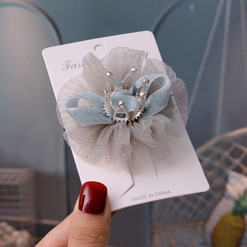 儿童发饰小公主皇冠花头饰小女孩发夹王冠女童甜美可爱宝宝发夹饰