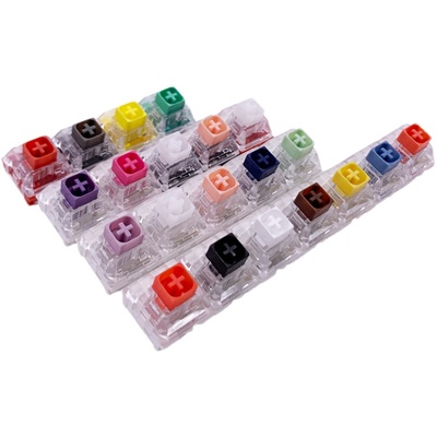 凯华BOX白轴青红茶黑冰淇淋轴JADE NAVY静音粉茶客制键盘轴热插拔